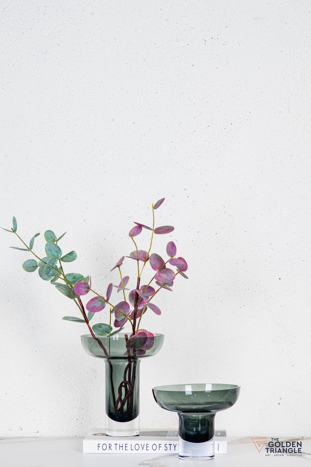 Sogno Glass Vase - Smoke