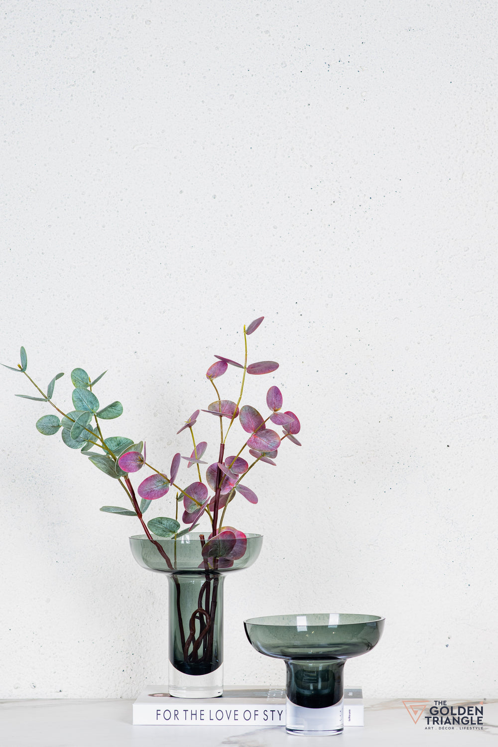 Sogno Glass Vase - Smoke