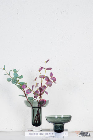 Sogno Glass Vase - Smoke