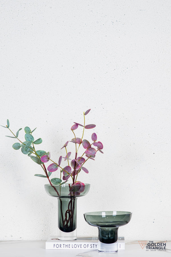 Sogno Glass Vase - Smoke