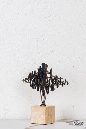 Lyvon Abstract Sculpture - Antique Black