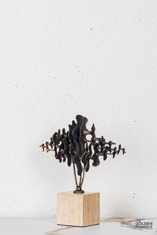 Lyvon Abstract Sculpture - Antique Black