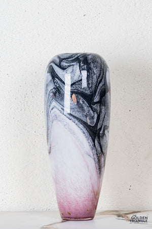 Magnolia Glass Vase  - Pink