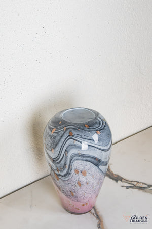 Magnolia Glass Vase  - Pink