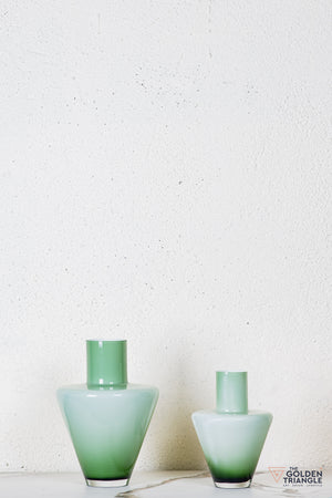 Cosmo Glass Vase  - Green