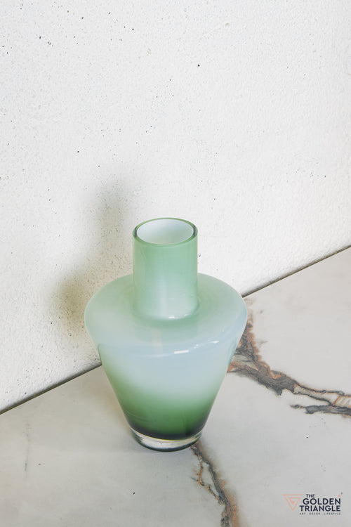Cosmo Glass Vase  - Green - Small