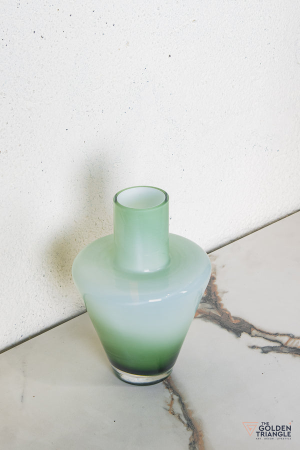 Cosmo Glass Vase  - Green