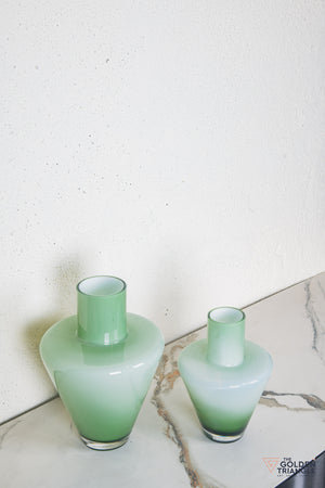 Cosmo Glass Vase  - Green