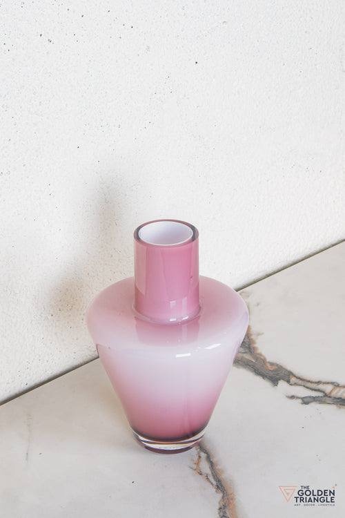 Cosmo Glass Vase  - Pink - Small