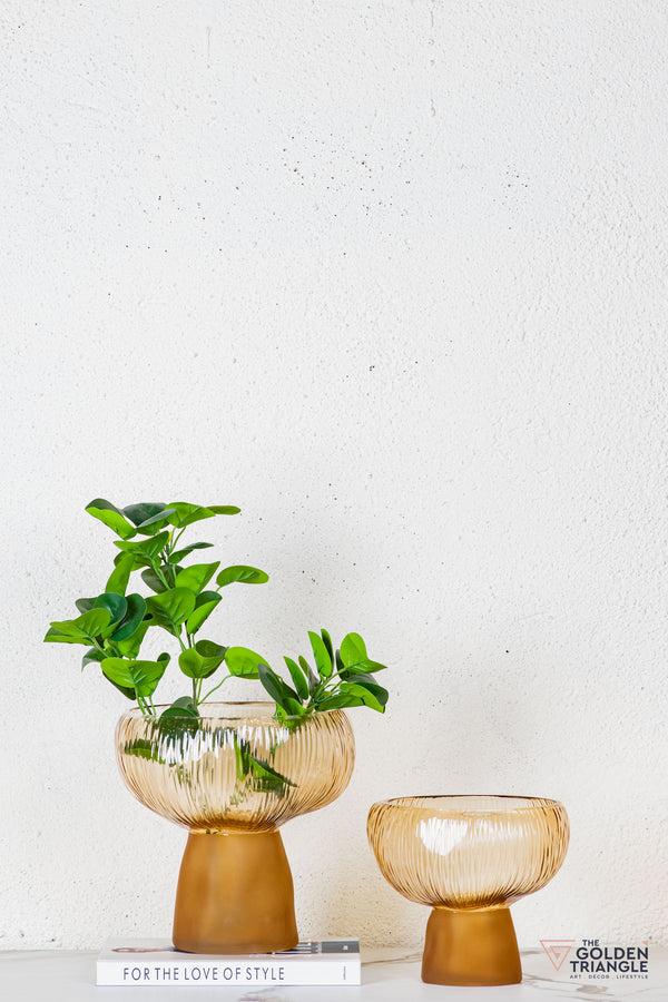 Nerine Glass Vase Bowl