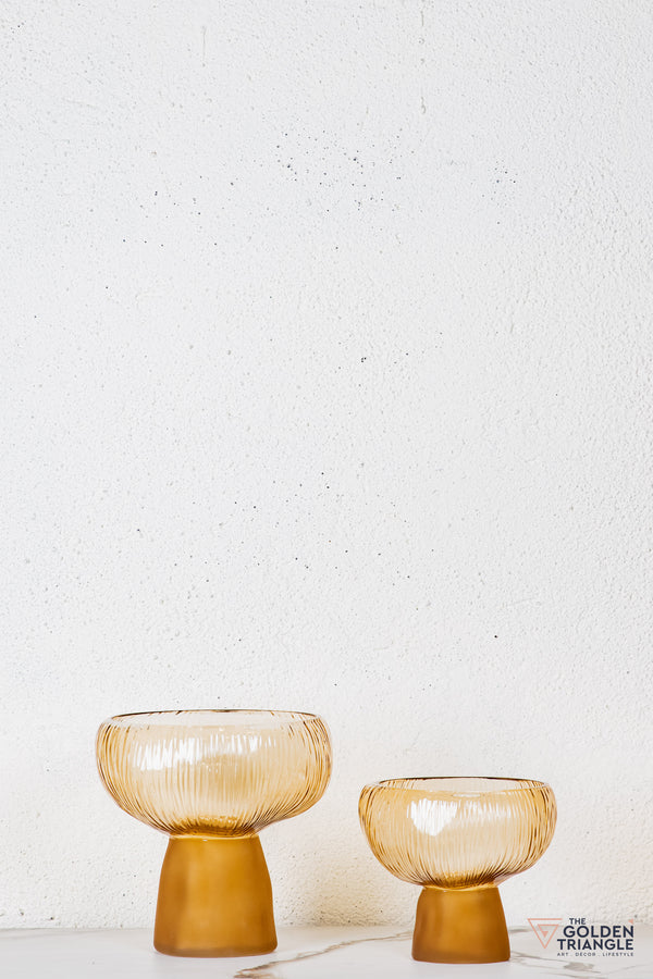 Nerine Glass Vase Bowl