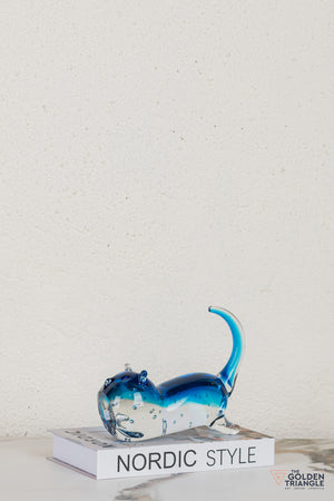 Zazu Dog Glass Sculpture