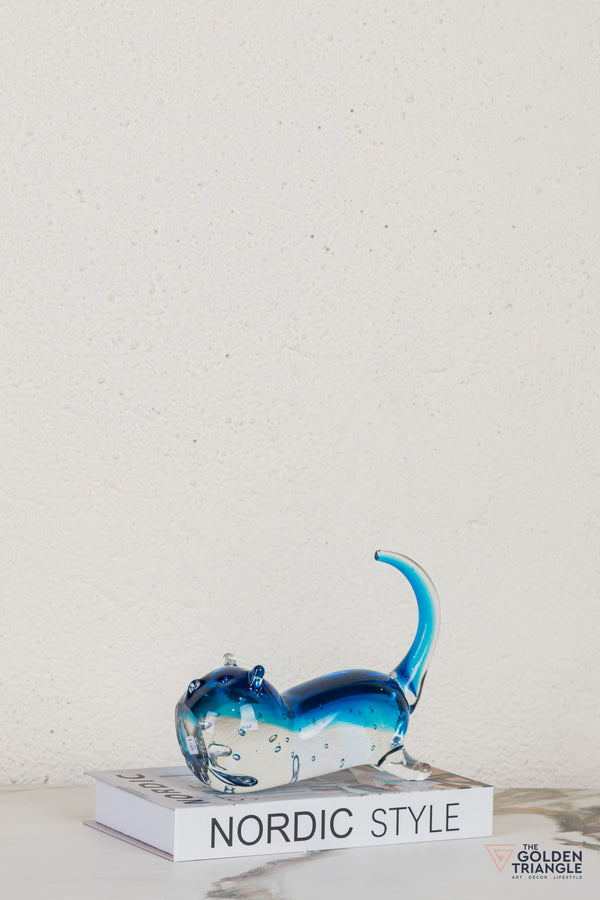 Zazu Dog Glass Sculpture