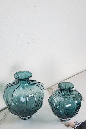 Teo Glass Vase - Ice