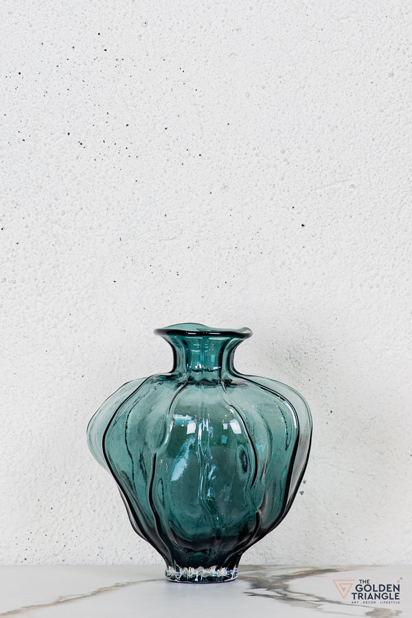 Teo Glass Vase - Ice