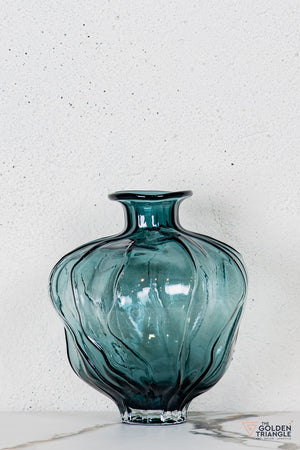 Teo Glass Vase - Ice