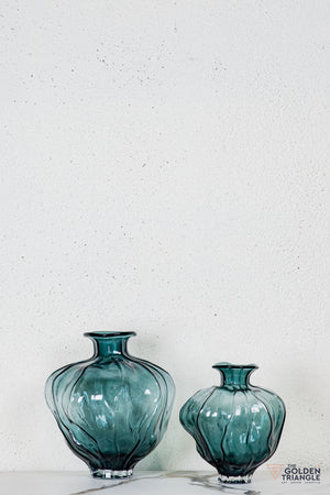 Teo Glass Vase - Ice