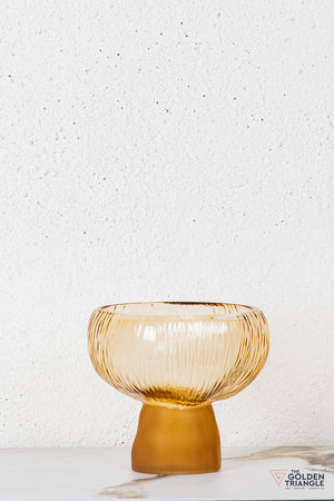 Nerine Glass Vase Bowl