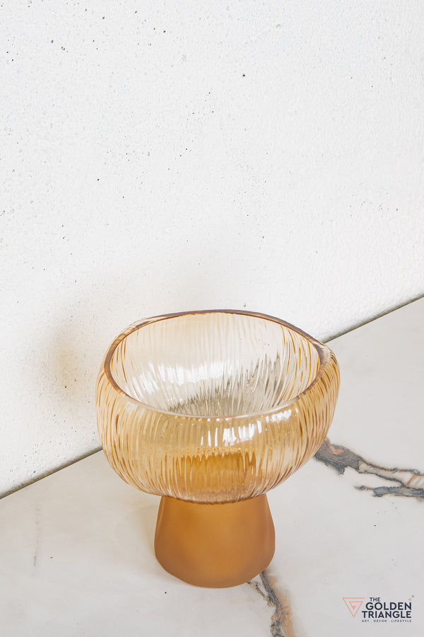 Nerine Glass Vase Bowl