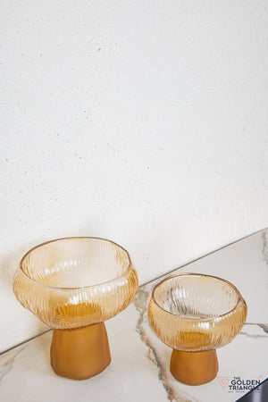 Nerine Glass Vase Bowl