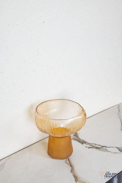 Nerine Glass Vase Bowl