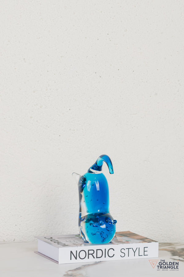 Zazu Dog Glass Sculpture
