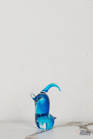 Zazu Dog Glass Sculpture