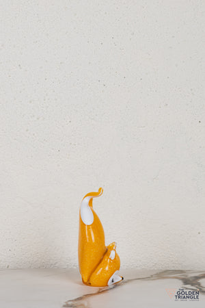 Vixara Fox Glass Sculpture