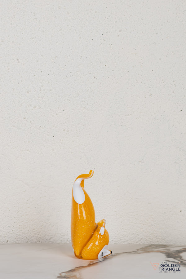 Vixara Fox Glass Sculpture