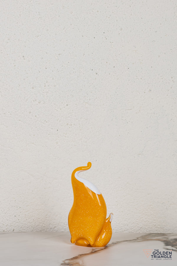 Vixara Fox Glass Sculpture