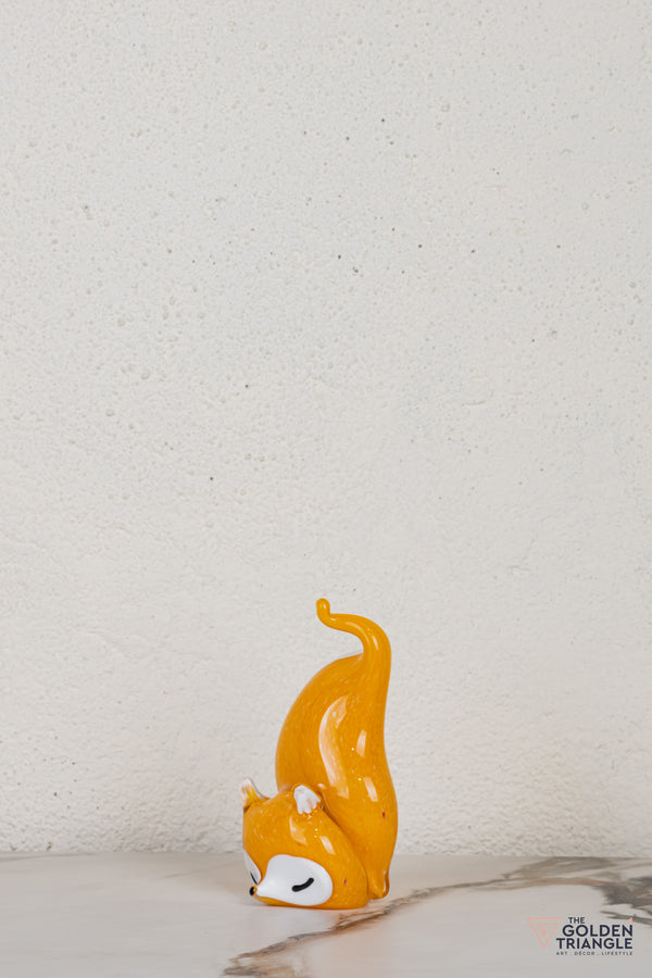 Vixara Fox Glass Sculpture