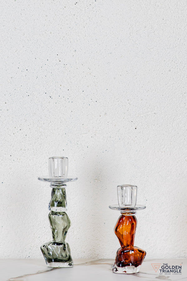 Omi Glass Candle Stand