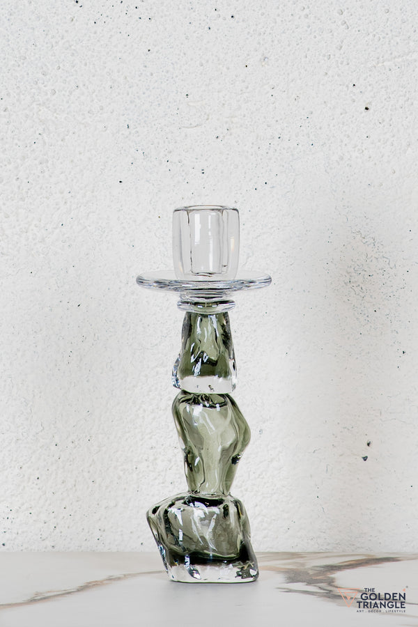 Omi Glass Candle Stand