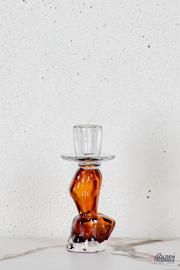 Omi Glass Candle Stand