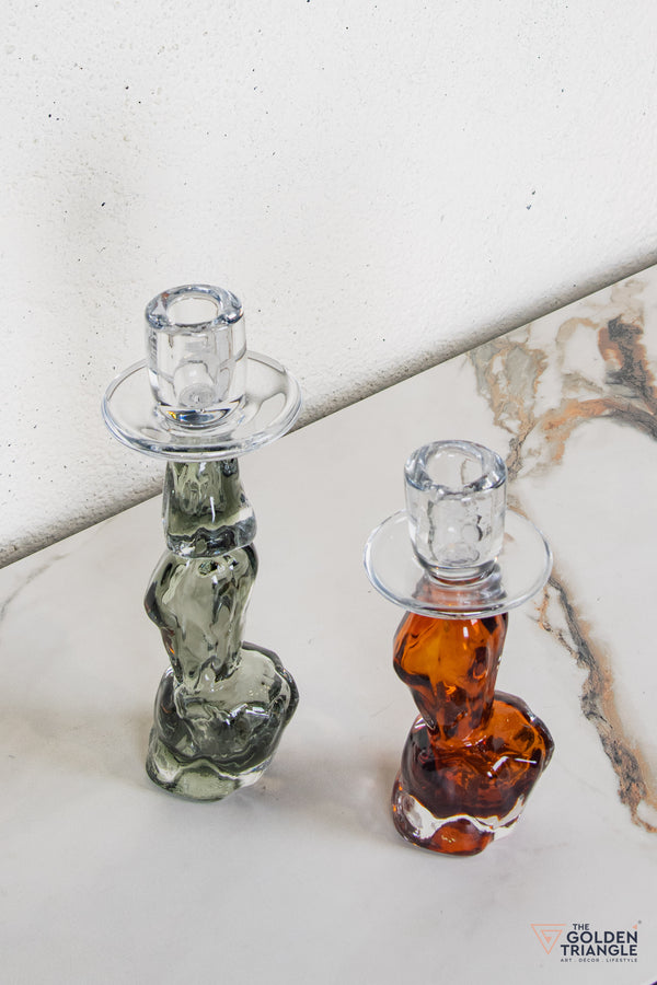 Omi Glass Candle Stand