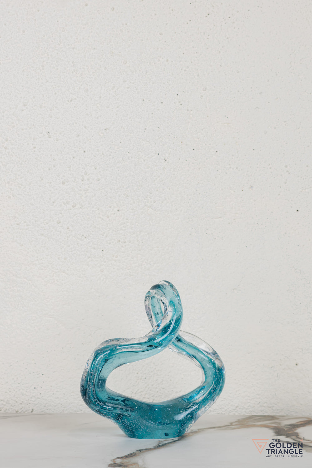Nyra Glass Sculpture - Blue