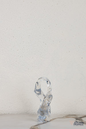 Nyra Glass Sculpture - Shimmer Gold