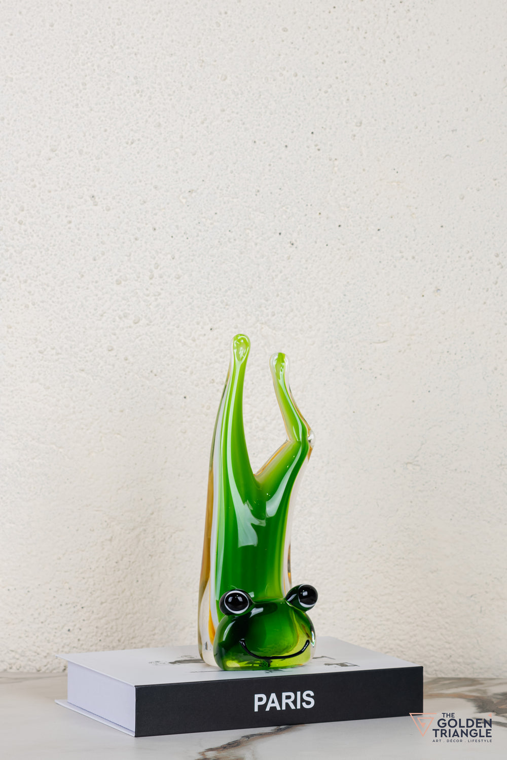 Toadera Frog Glass Sculpture