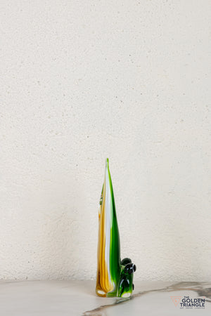 Toadera Frog Glass Sculpture