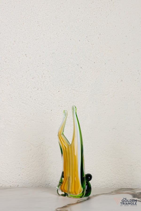 Toadera Frog Glass Sculpture