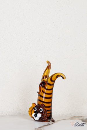 Leonza Lion Glass Sculpture