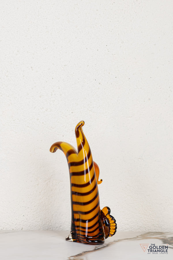 Leonza Lion Glass Sculpture