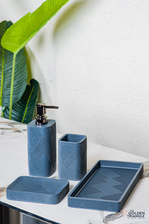 Slate Bathroom Set - Set of 4