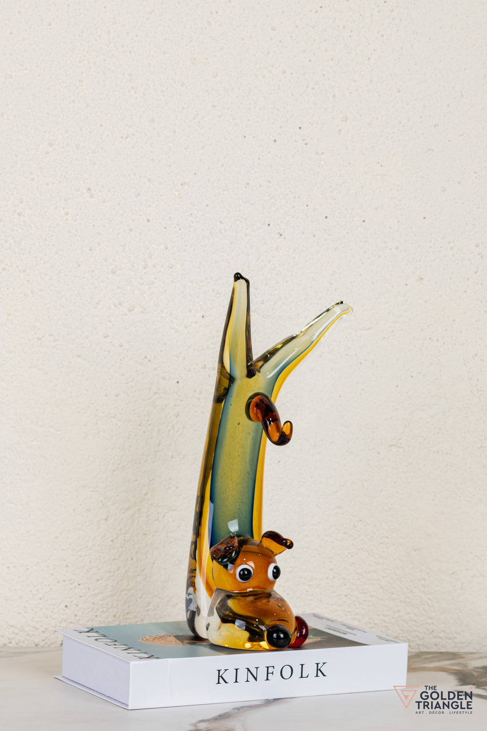 Snouffe Dog Glass Sculpture