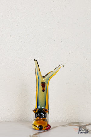 Snouffe Dog Glass Sculpture