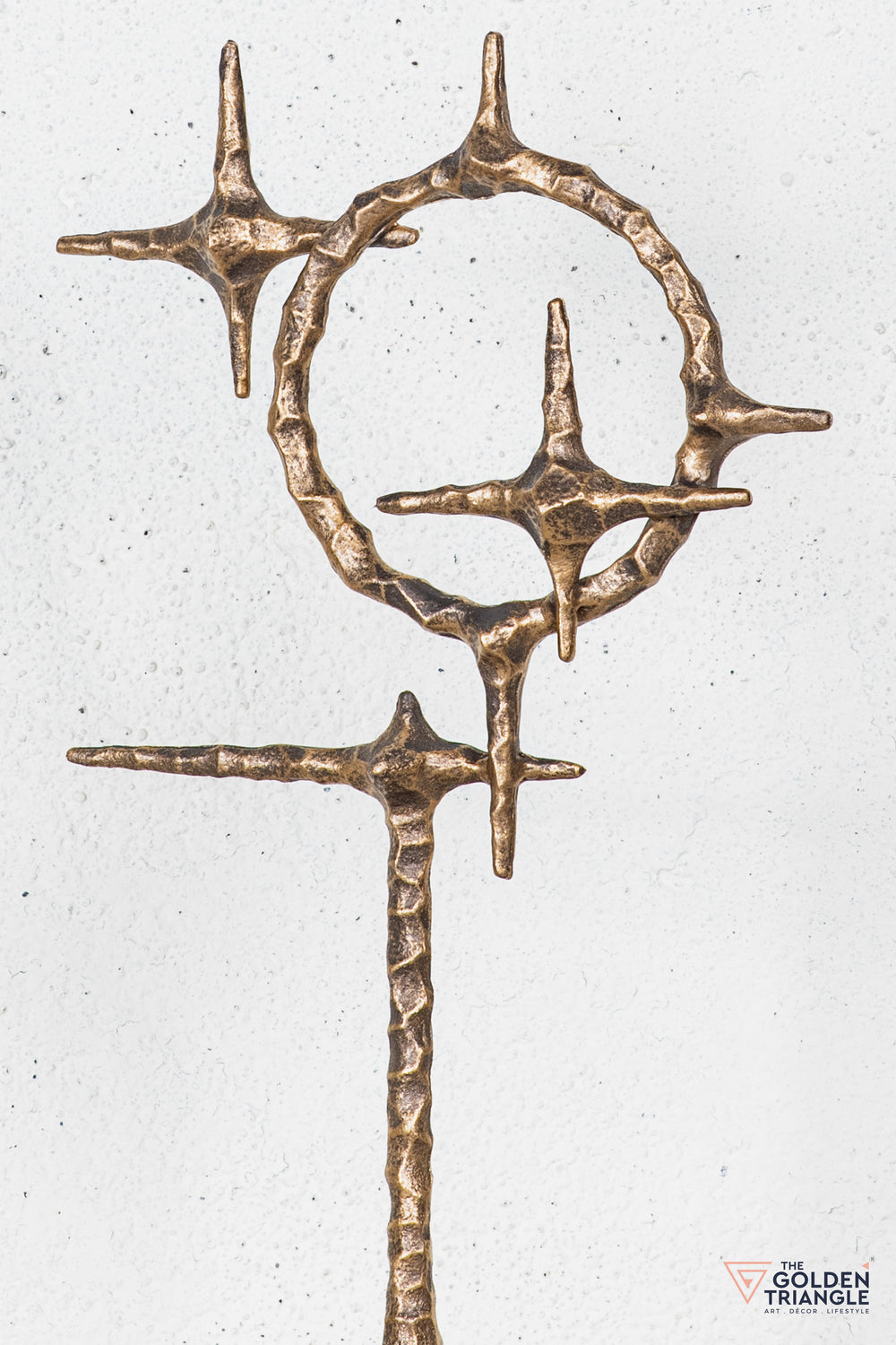 Rena Abstract Tabletop Decor - Antique Gold