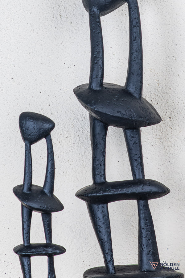 Harmonize Abstract Sculpture - Black