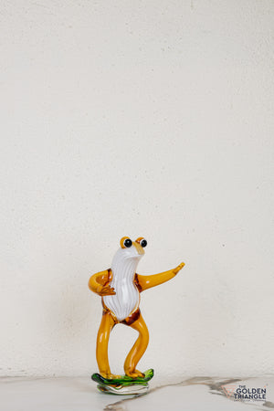 Ribela Frog Glass Sculpture