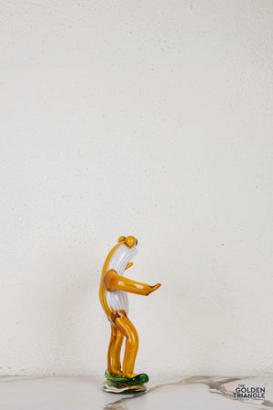 Ribela Frog Glass Sculpture