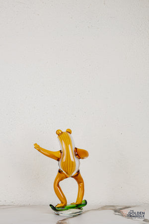 Ribela Frog Glass Sculpture